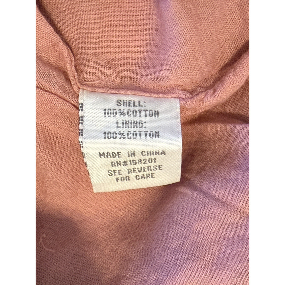 CALI 1850 Skirt Womens Large Dusty Rose Solid Peasant Short Ruffle Fringe Lined - Picture 6 of 7